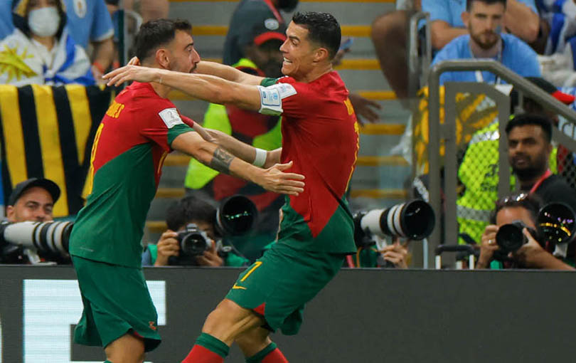 คริสเตียโน โรนัลโด กับลูกโหม่งที่ถูกถกเถียงกัน ในเกม โปรตุเกส ปะทะ อุรุกวัย