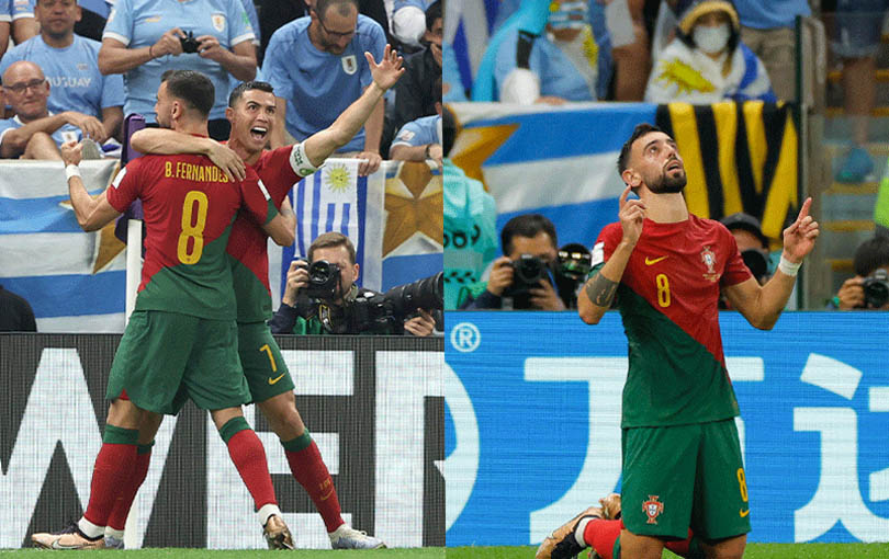 บรูโน่ โชว์ฟอร์ม ยิงคนเดียว 2 ประตูให้ทีมชาติโปรตุเกสคว้าชัย