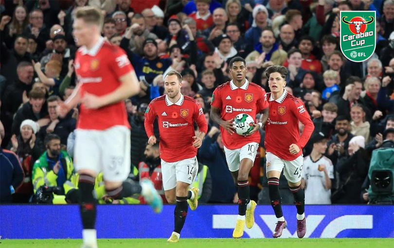 การนำทีมของ เอริก เทนฮาก พาแมนยูเข้าสู่รอบก่อนรองชนะเลิศ คาราบาวคัพ