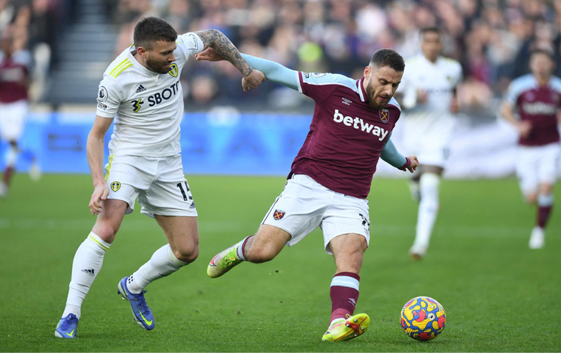 โรดริโกได้รับคะแนนสำหรับเจ้าภาพในเรื่องหัวเลี้ยวหัวต่อที่ถนนเอลแลนด์หลังจาก ลีดส์ 2-2 เวสต์แฮม